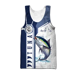 Chaleco 3D Marlin/Wahoo – Camiseta sin mangas de pesca unisex