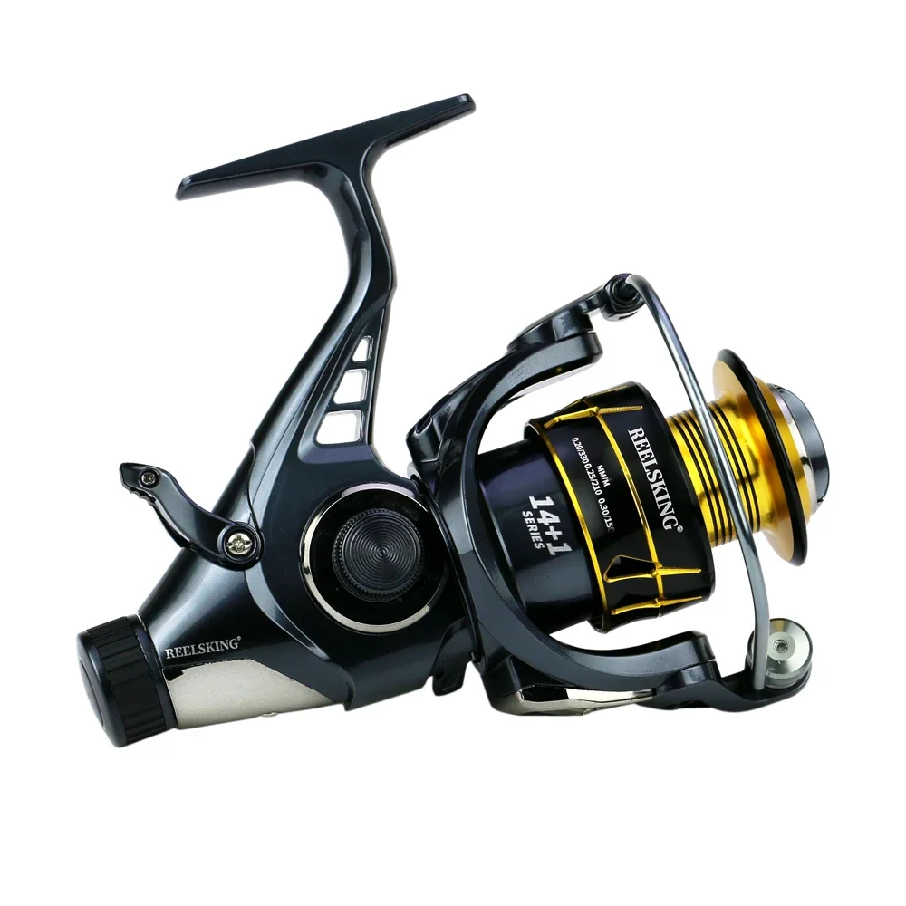Carrete de pesca giratorio en metal para carpa - diestro y zurdo - imagen 4