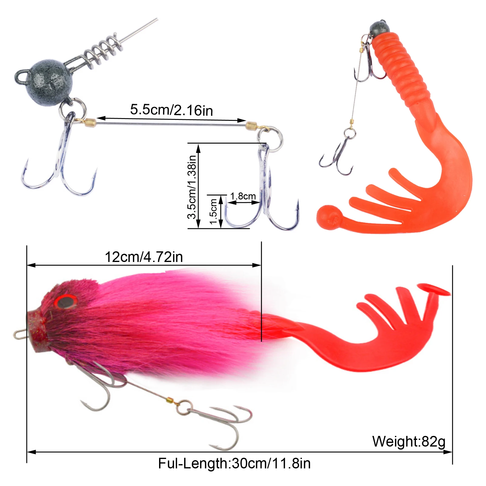 Free Fisher señuelo de lucio multiarticulado para pesca ratón suave