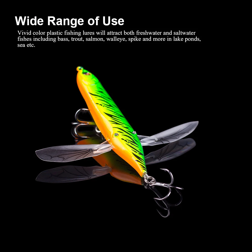 Hanlin Popper Topwater 85mm 6,5g - Señuelo de superficie para lucio - imagen 5