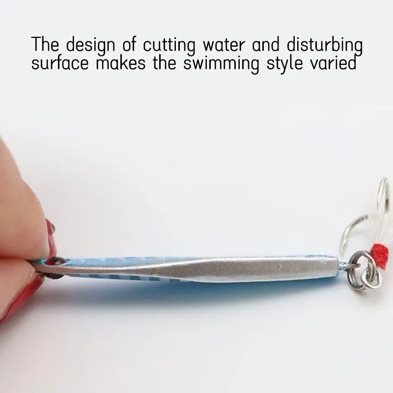 Slow Jig de Metal con Impresión 3D – Señuelo para Pesca en Barco - imagen 2