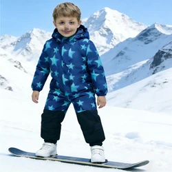 Mono de nieve infantil impermeable y cortavientos para esquí