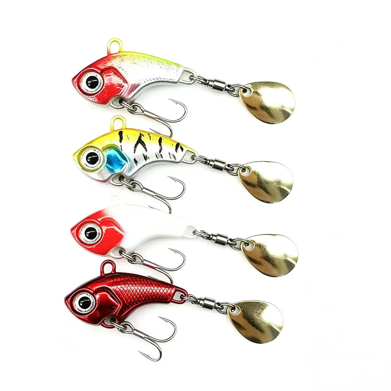 VIB Hundible 14g con Anzuelo BKB – Cuchara Giratoria para Agua Dulce y Salada - imagen 4