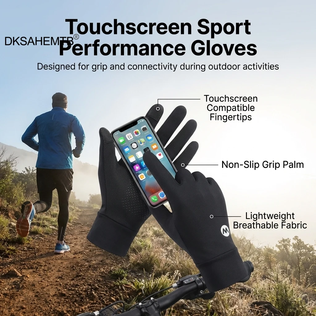 Guantes sin dedos UV transpirables para conducción y ciclismo - imagen 4