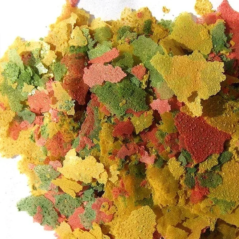 Alimento tropical en copos
