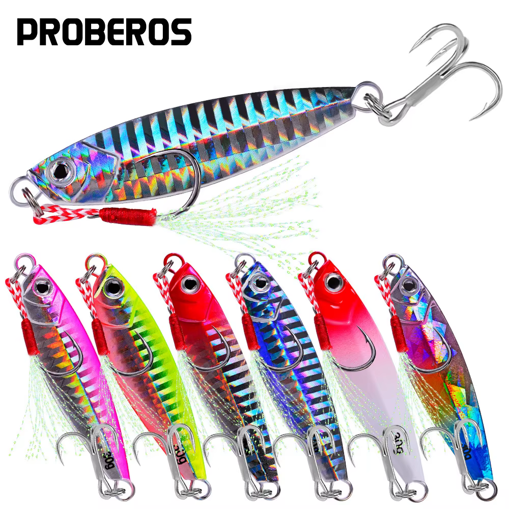 PRO BEROS Japen Jig metálico Shore señuelo lubina