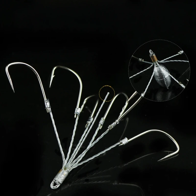 Anzuelos triples Jig Head de acero alto carbono – agua dulce - imagen 3