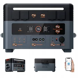 Generador Solar Portátil OSCAL PowerMax 2400 Pro 2016Wh LFP