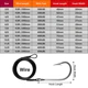 Anzuelo para tiburón gran tamaño con cable de nylon recubierto marino - imagen 4