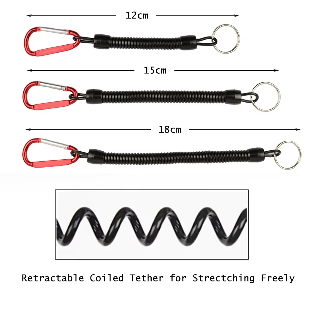 Cordón Retráctil Goture con Mosquetón para Pesca - Accesorio para Alicates y Lip Grip - imagen 4