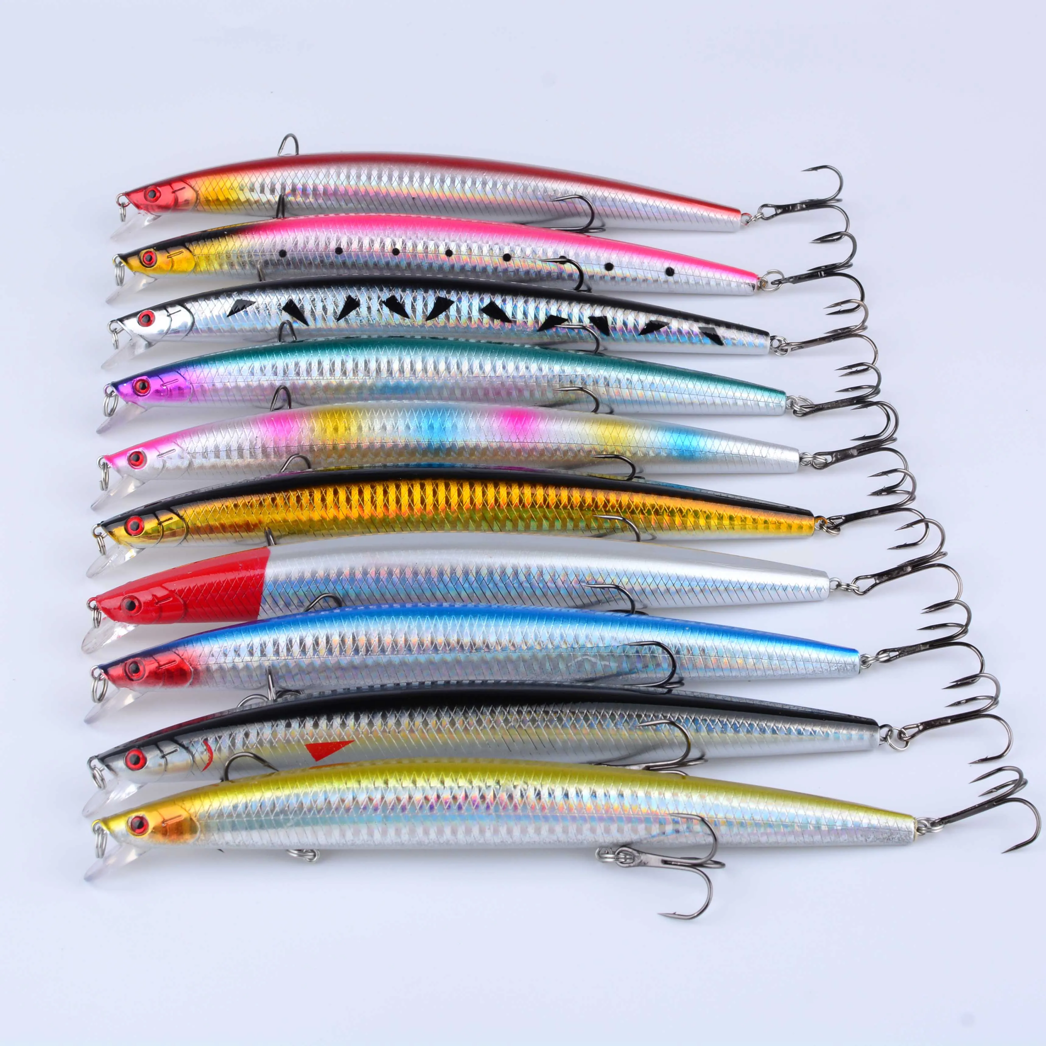 Señuelo Hundible Minnow Grande para Lubina y Trucha - imagen 5