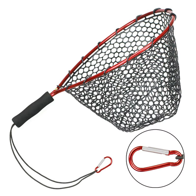 WEIHE Sacadera de pesca mini de silicona con mango corto - imagen 4