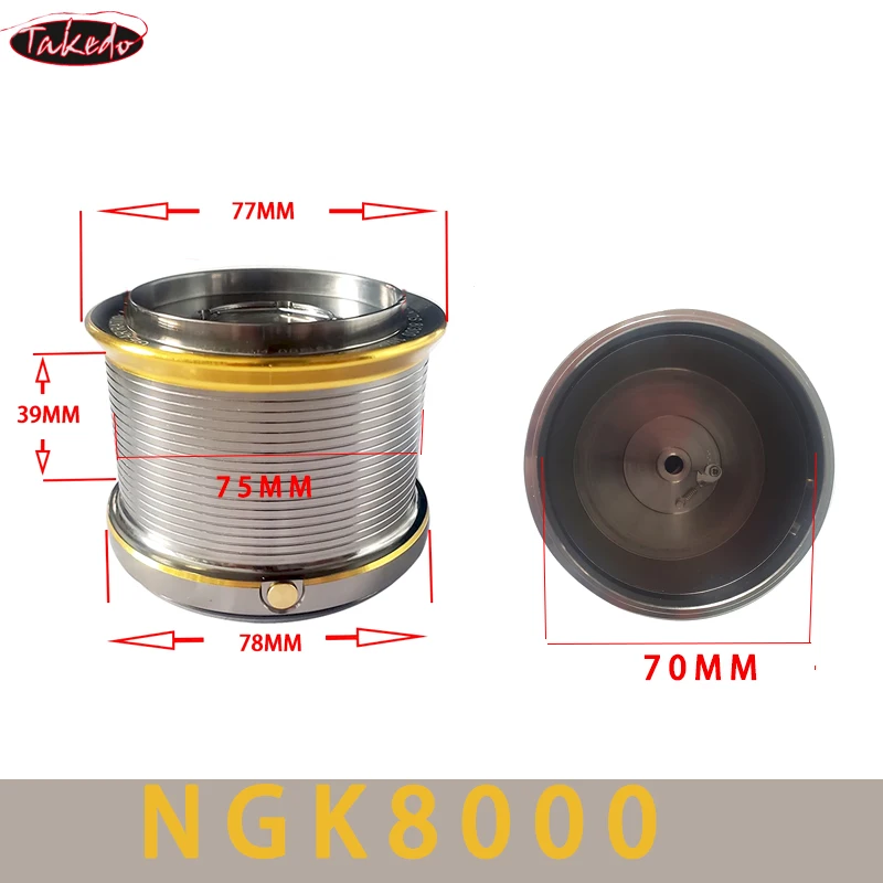 Taza de alambre TAKEDO NGK8000-14000S repuesto para carrete Surf - imagen 3