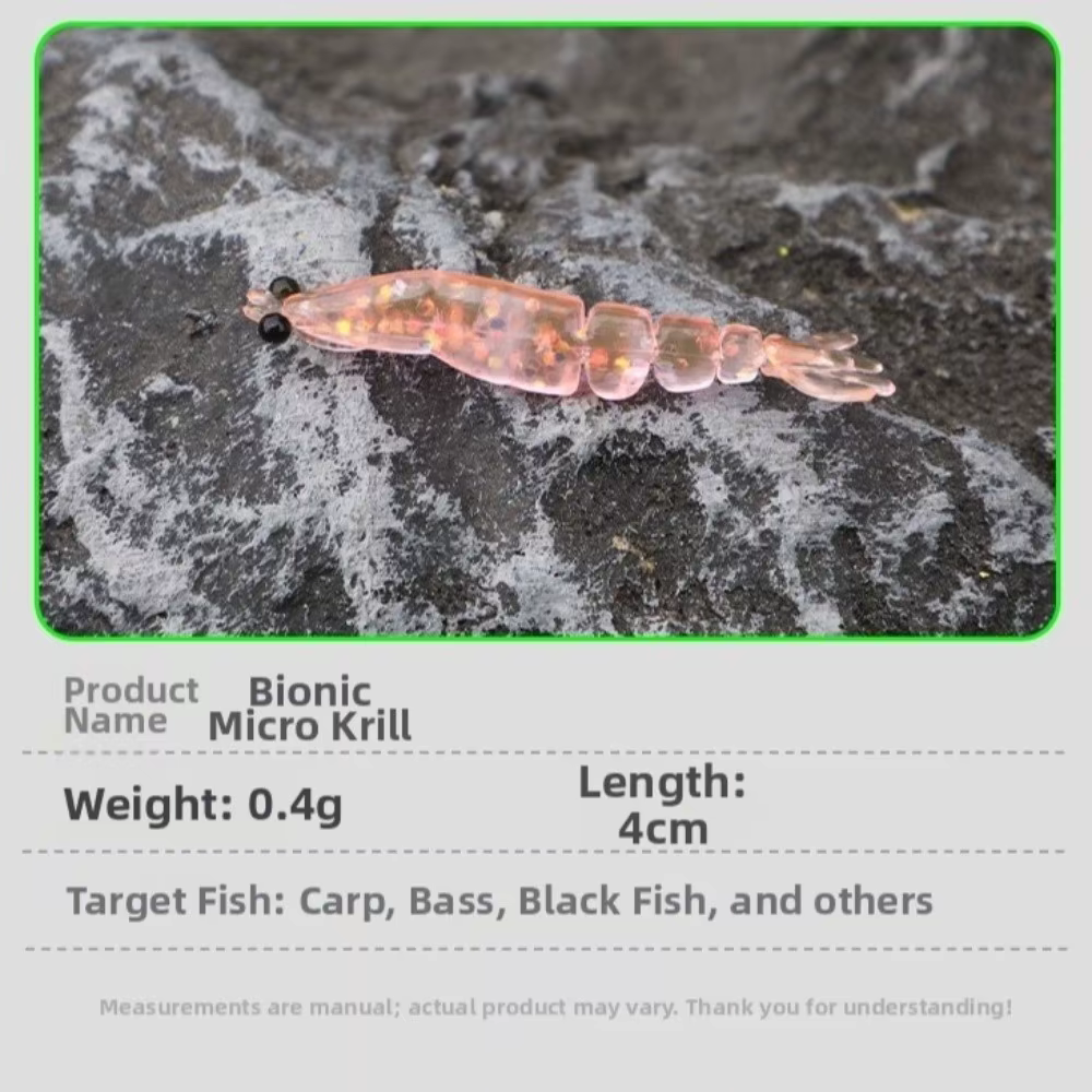 Señuelos Vinilo Camarón Luminoso – Cebo Brillante para Pesca - imagen 3