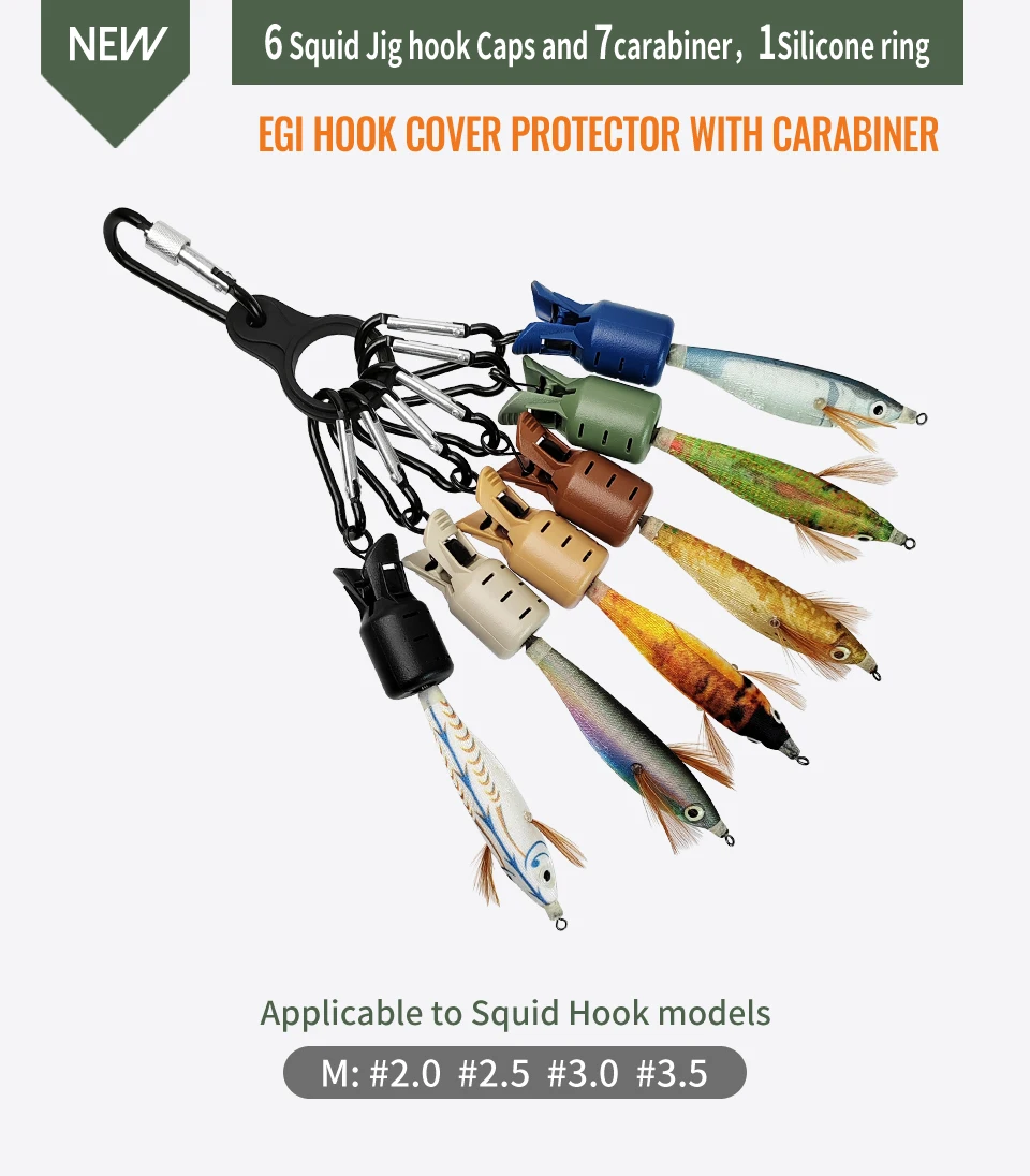 Protector de cebo pulpo ajustado al señuelo