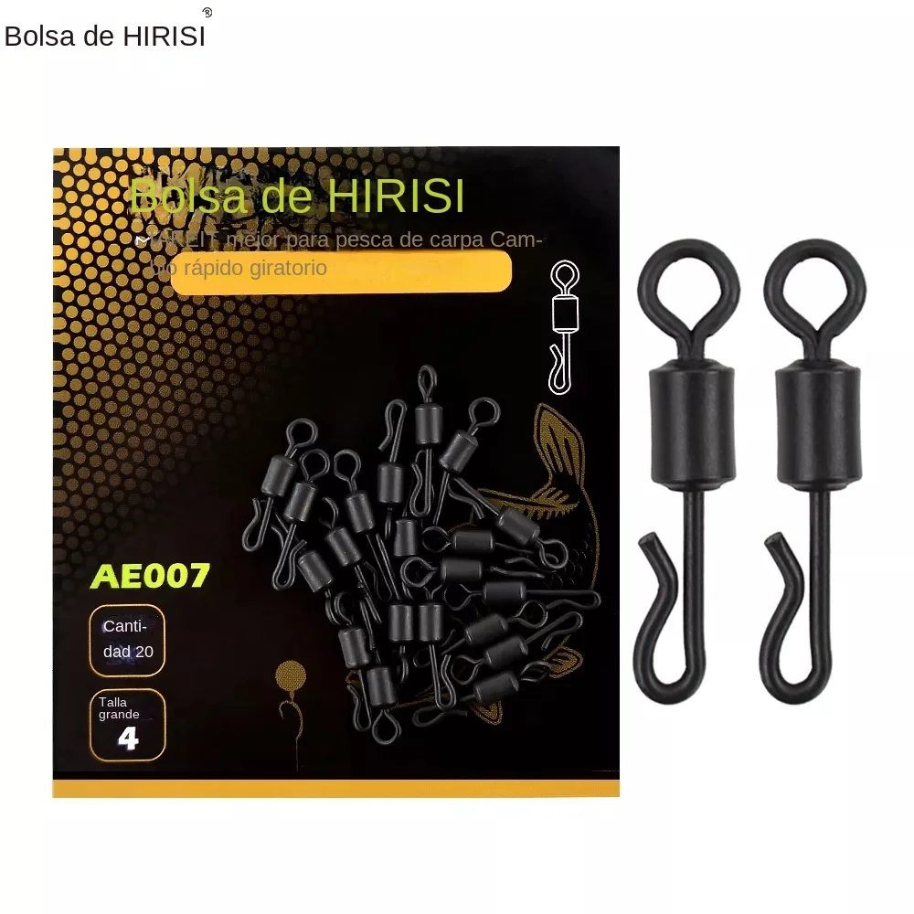 Giratorio Cambio Rápido Inoxidable – Aparejo Terminal Carpa