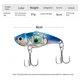 Luz LED intermitente para pesca electrónica, anzuelo triple