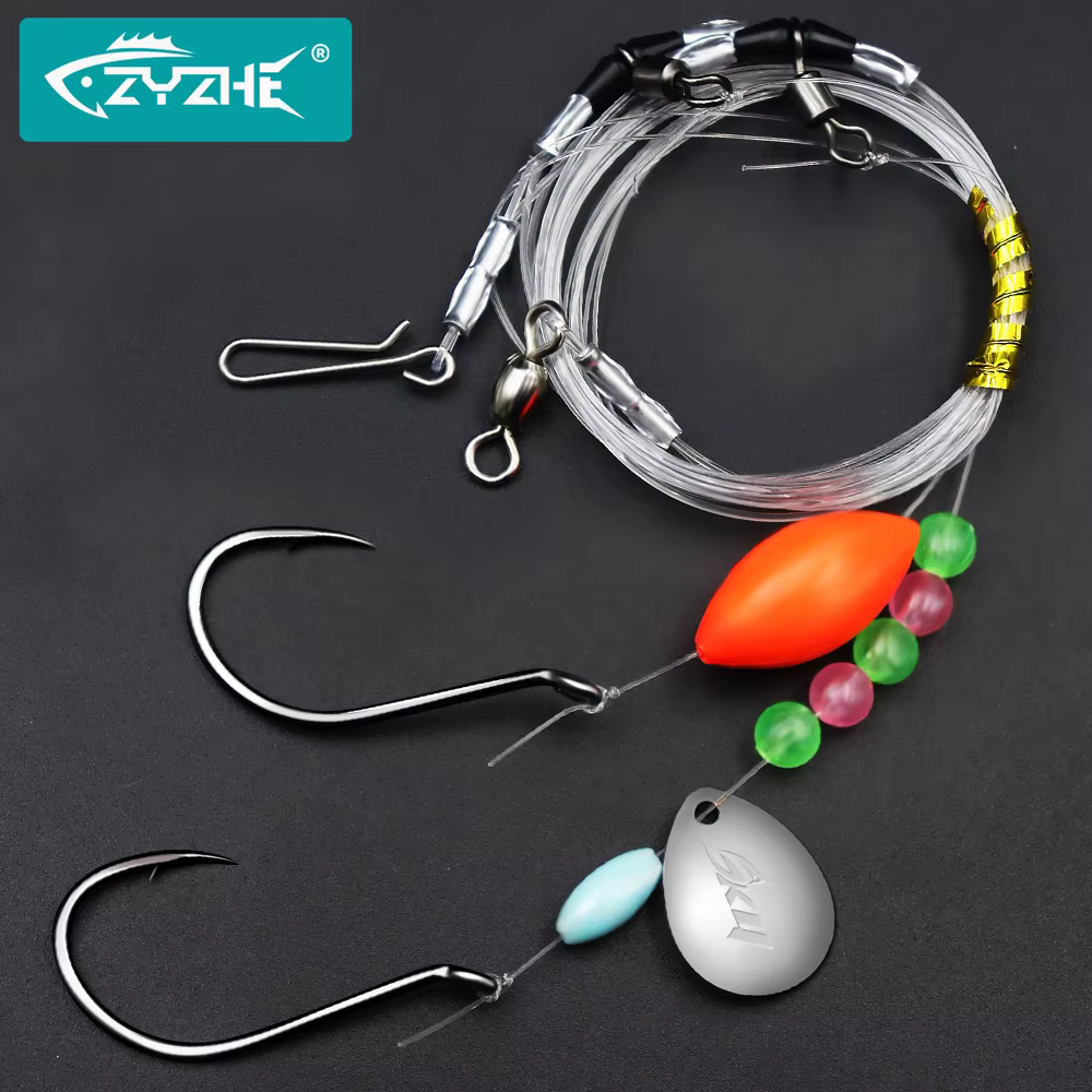 Aparejo surf con flotador y jig metálico ZYZHE – preatado