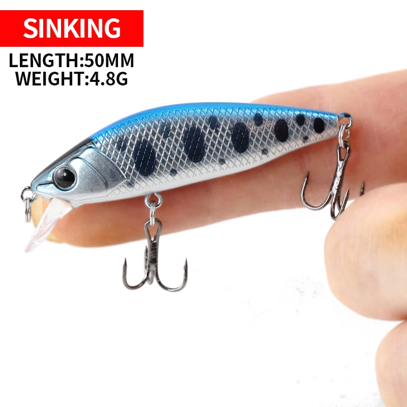 Minnow Wobbler duro para trucha y perca en agua dulce, río - imagen 3