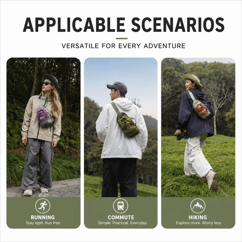Bandolera Impermeable para Pesca y Exterior – Con Portabotellas - imagen 2