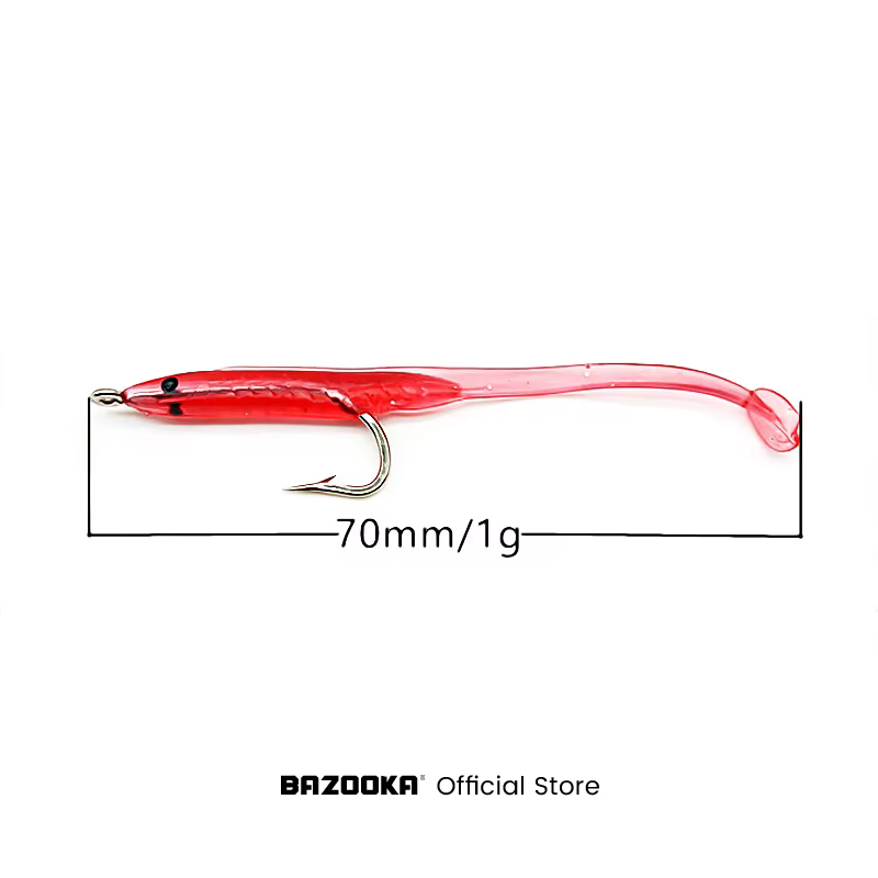 Bazooka Señuelo Anguila T - Vinilo Brillante para invierno - imagen 3