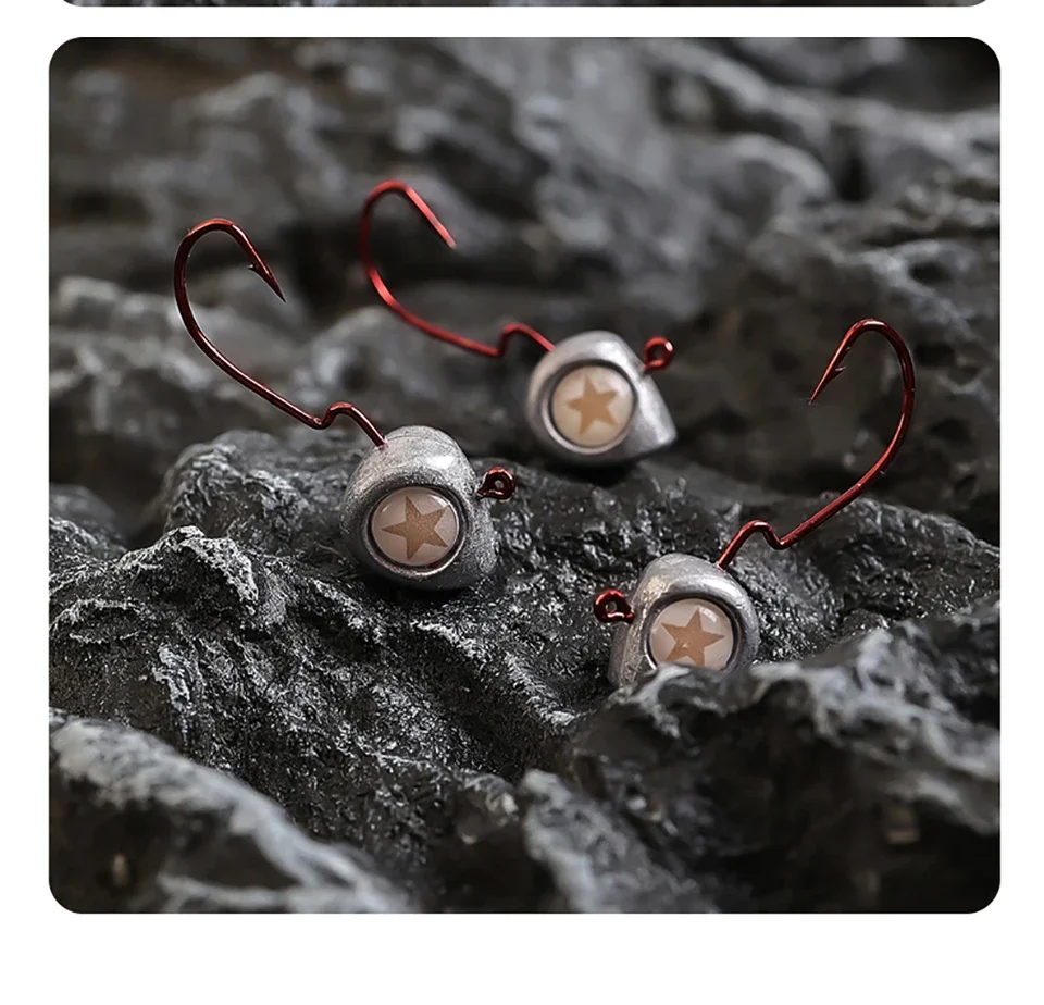 Detalle del anzuelo jig head