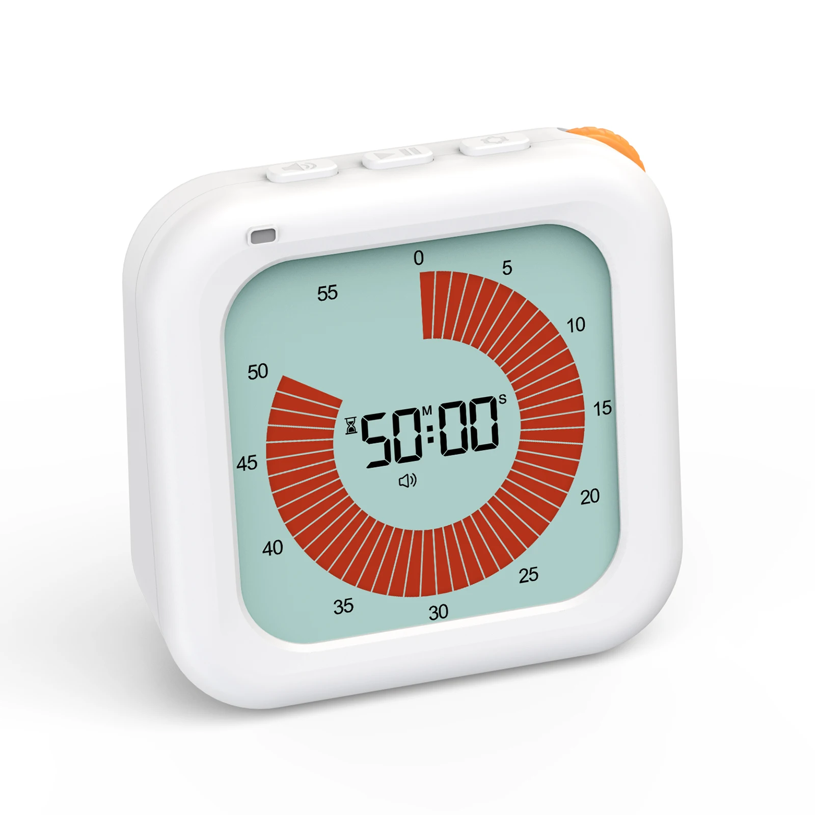 Temporizador visual ORIA de 60 min – Cuenta atrás digital silenciosa