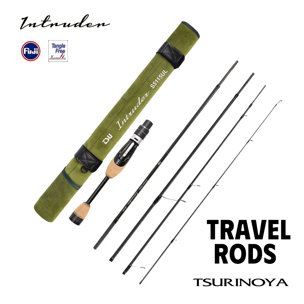 Caña spinning Tsurinoya Intruder plegable para trucha y lubina - imagen 2
