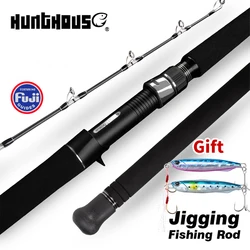 Hunthouse Caña de jigging rápida Fuji para spinning casting
