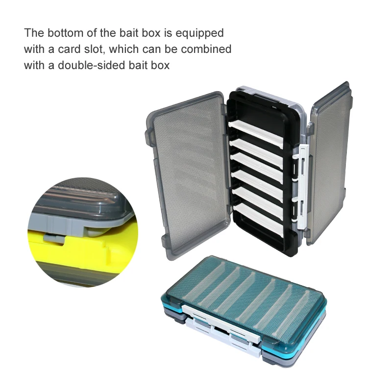 Caja de aparejos de pesca: organizador mini para cebo y señuelos - imagen 3