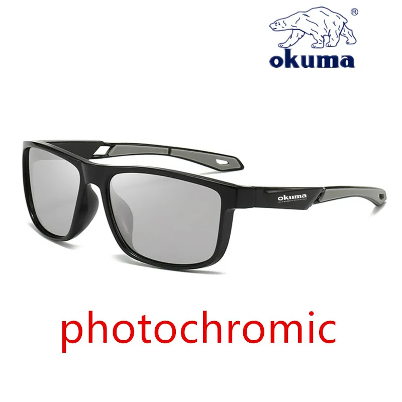 Gafas OKUMA disponibles en tonos negro, rojo, verde y azul