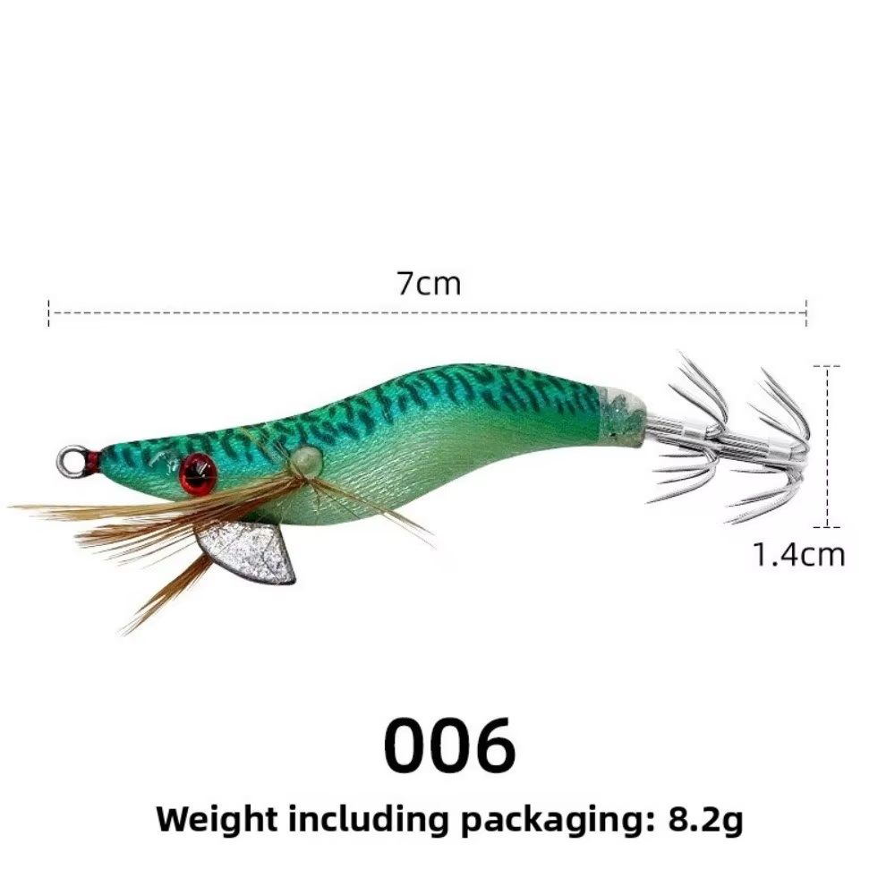 Jig Luminoso para Calamar y Pulpo – Señuelo pesca profunda - imagen 5