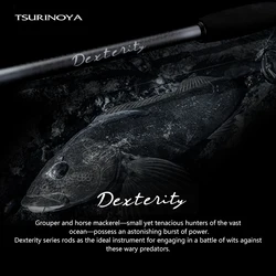 TSURINOYA LightGame DEXTERITY caña ligera con Fuji A alta sensibilidad