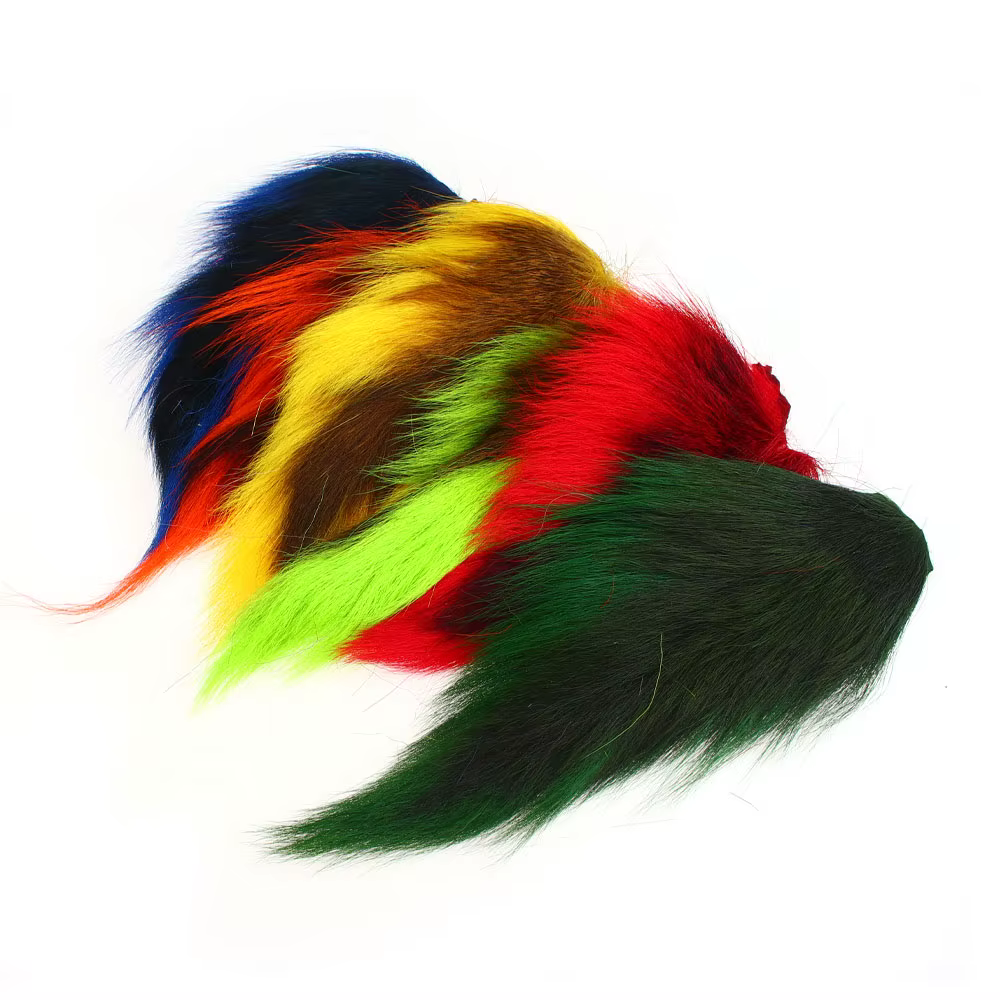 Variedad de colores de bucktail para pesca