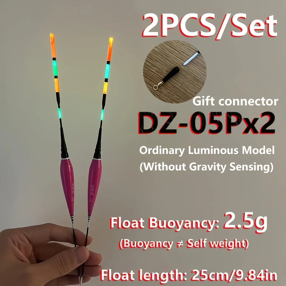 Flotadores con iluminación para pesca nocturna