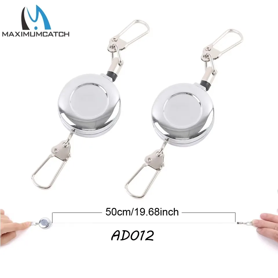MAXCATCH Retractor Zinger para pesca con mosca – carrete retráctil - imagen 3