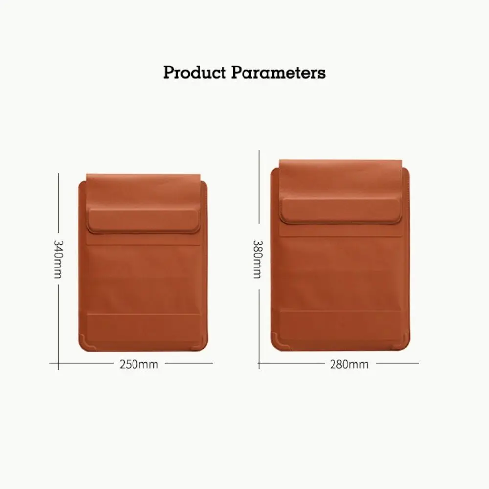 Funda plegable de cuero con cierre y compartimentos