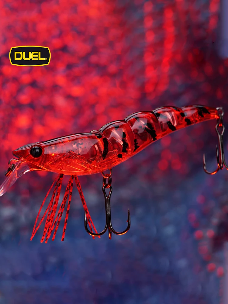 Señuelo DUEL SHRIMP duro de hundimiento lento, fundición larga - imagen 5
