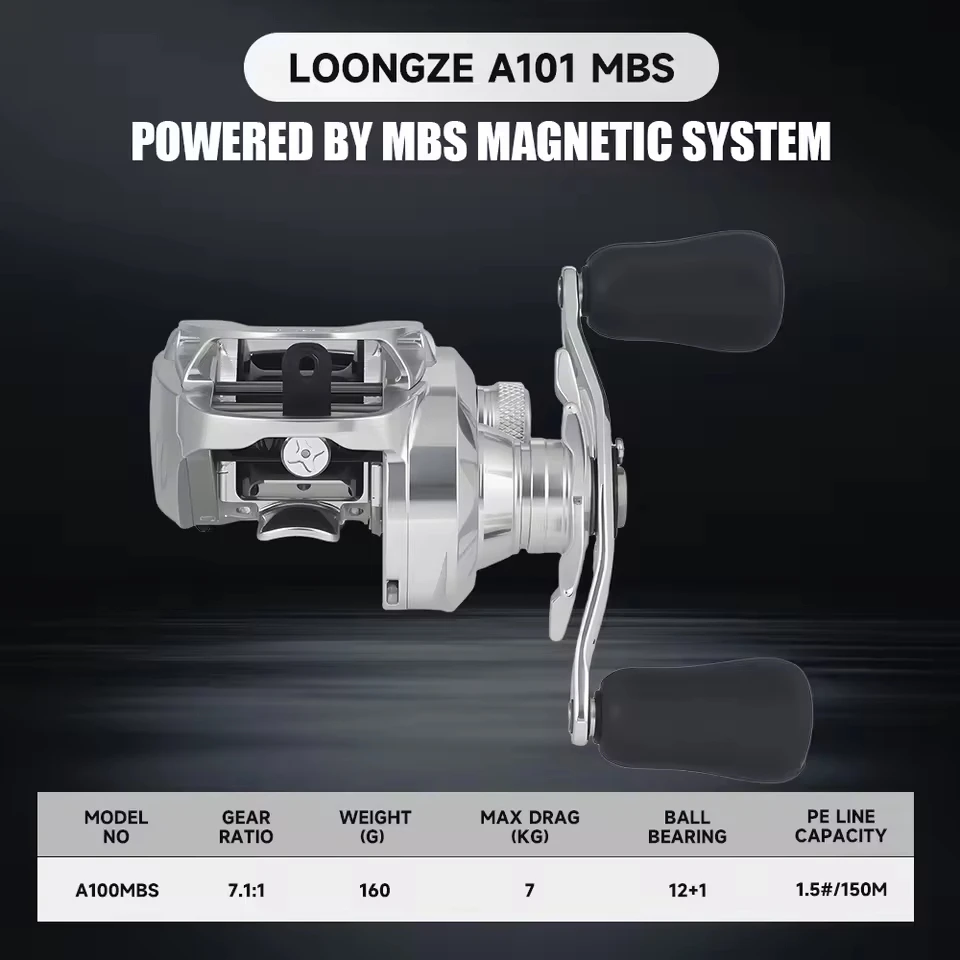 LOONGZE Airlite BFS de perfil bajo, freno electromagnético CNC - imagen 5