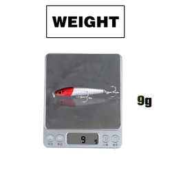 Señuelo Minnow hundimiento lento – Crankbait con ojos 3D para fondo