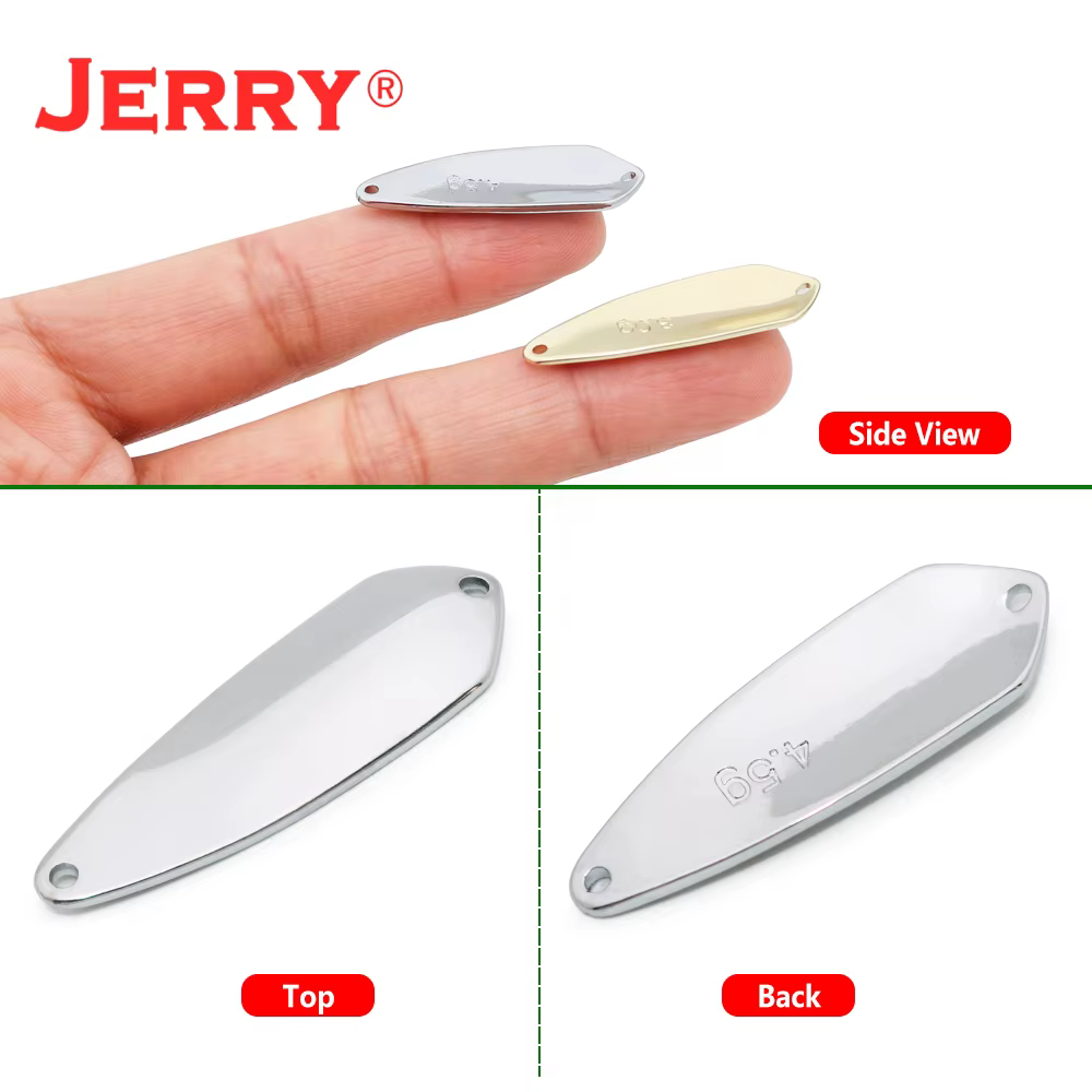 Señuelos Spoon Jerry Aquila – Latón ultraligero para Trucha - imagen 5