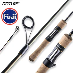 Caña ultraligera de carbono Goture con anillas Fuji para pesca
