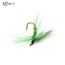 MNFT Mosca Green Mayfly Mosquito Nymph para pesca