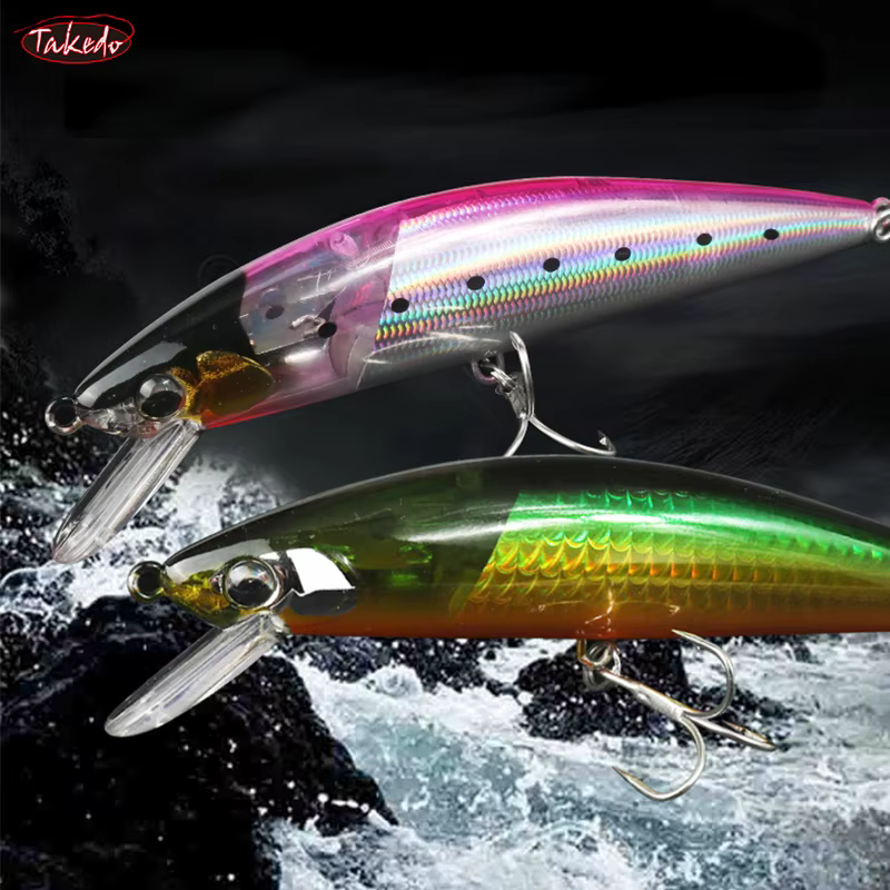 Señuelo Pececillo Takedo LX07 – Wobbler 12 cm Hundimiento Trucha - imagen 4