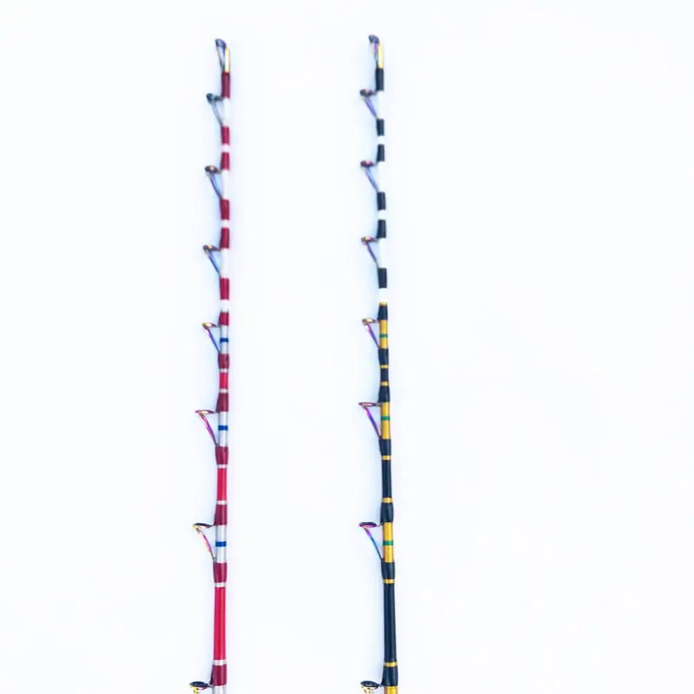 Caña de carbono spinning y slow jigging super resistente para barco - imagen 3