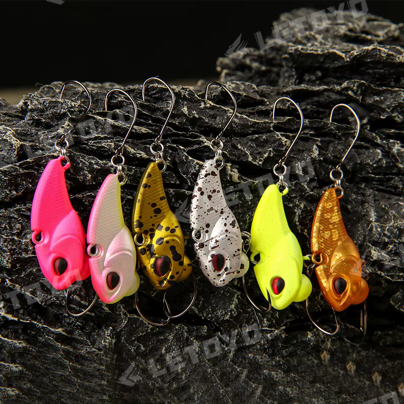 LETOYO VIB crankbait sin labios para trucha y perca