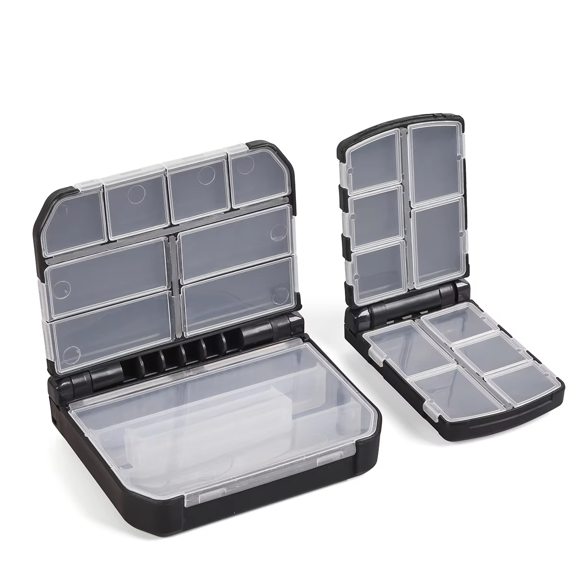 Caja de Pesca Doble Cara con Compartimentos para Anzuelos y Señuelos - imagen 3