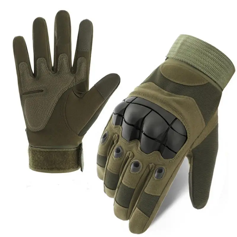 Guantes negros vista lateral