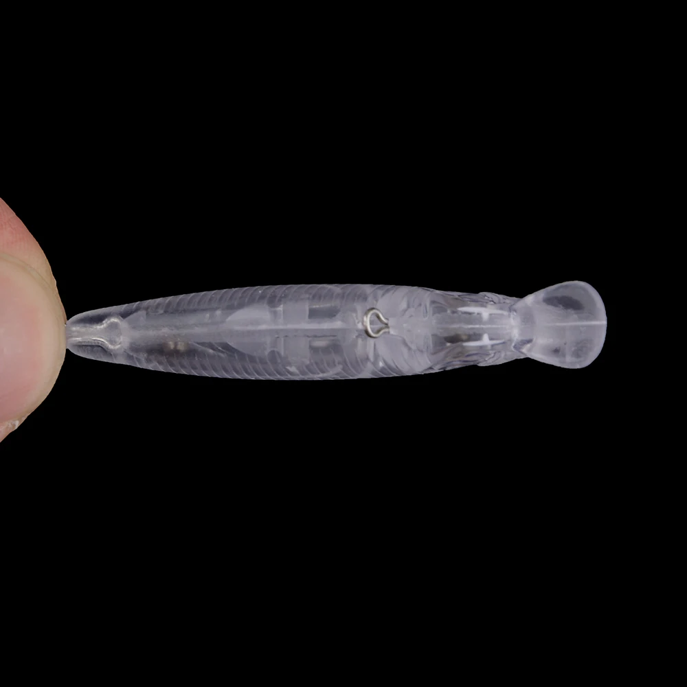 Chan'sHuang Señuelo Mini Minnow flotante sin pintar con sonajero - imagen 4