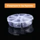 Caja de almacenamiento de señuelos vib transparente con compartimentos - imagen 5